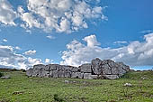 Necropolis of Pantalica - ruins of the anaktoron, the Princes Palace (XIII sec. A.C.) 